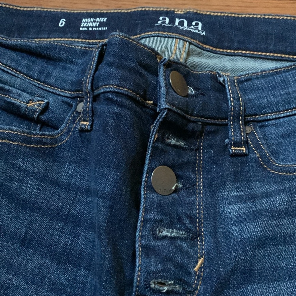 Anna jeans size 6 high-rise skinny - Picture 2 of 5